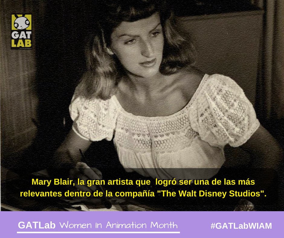 GatLabAnimation's tweet image. MARY BLAIR

Esta artista americana fue de gran importancia para los clásicos de Disney, 
ya que llevo a cabo el arte de películas tan icónicas cómo &quot;Alice In Wonderland&quot;, &quot;Peter Pan&quot; y &quot;Cinderella&quot;

#GATLabWIAM #Animación #Disney  #AliceInWonderland
