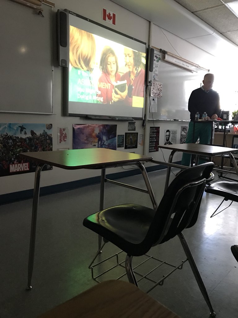 LauriGoudreault's tweet photo. Ending my #MPTCA2018 with @shareski ‘s If you Hate Assessment, you might be doing it wrong. https://t.co/EnSN01URyZ