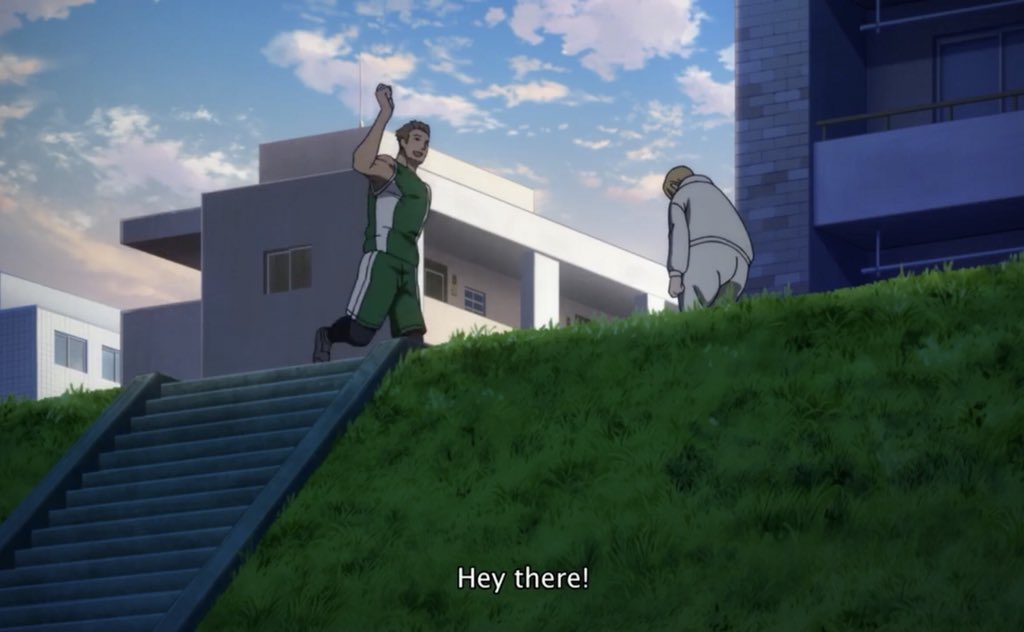 wildixia's tweet photo. Shoutout to the running man from the FFXV anime for never judging or saying something hurtful to Prompto while he was out running. He could see Prompto struggling and not only acknowledged him, but encouraged &amp; motivated him to keep going. 

Bless you, running man. https://t.co/2ywSBcORok