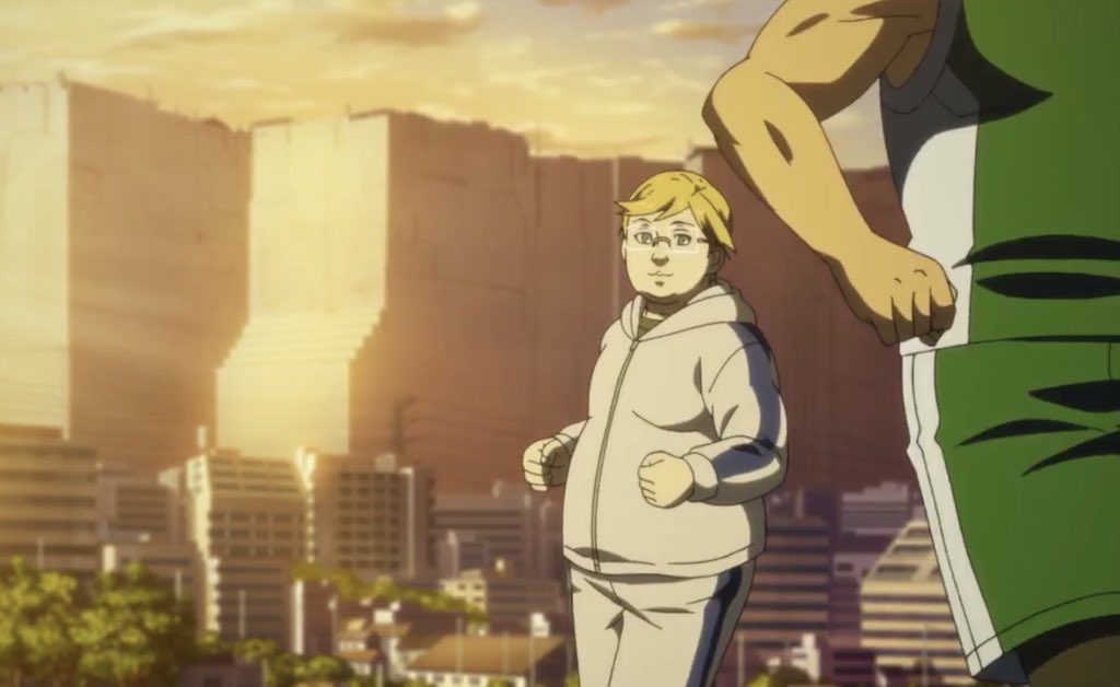 wildixia's tweet photo. Shoutout to the running man from the FFXV anime for never judging or saying something hurtful to Prompto while he was out running. He could see Prompto struggling and not only acknowledged him, but encouraged &amp; motivated him to keep going. 

Bless you, running man. https://t.co/2ywSBcORok