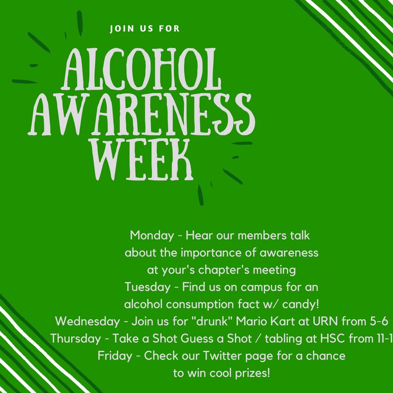 Next week is GAMMA’s Alcohol Awareness Week! Share with your chapter to help spread the news about our events! ⚡️⚡️⚡️⚡️
