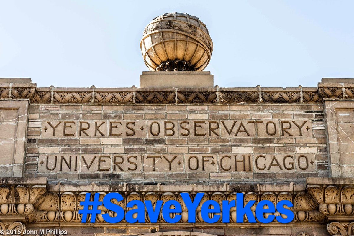 Please use the hashtag #SaveYerkes to tell stories of your time and experiences at the observatory. Also please invite people to support this page. Let's let the world know the love and history of #Yerkes and why it should be saved!