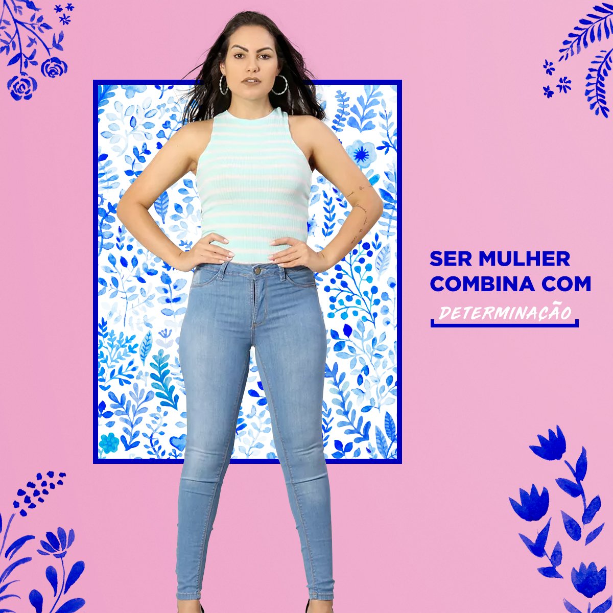Miga, se vestir de determinação, coragem e confiança é moda. Bora aderir? :)