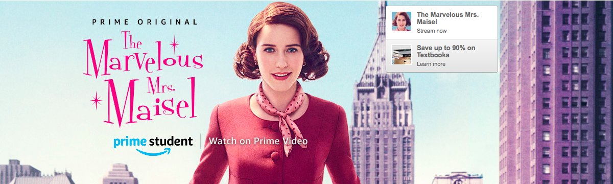 Happy Friday Titans! Relax after midterms and watch some original films from Amazon Studio :)! #PrimeStudentRep #ad