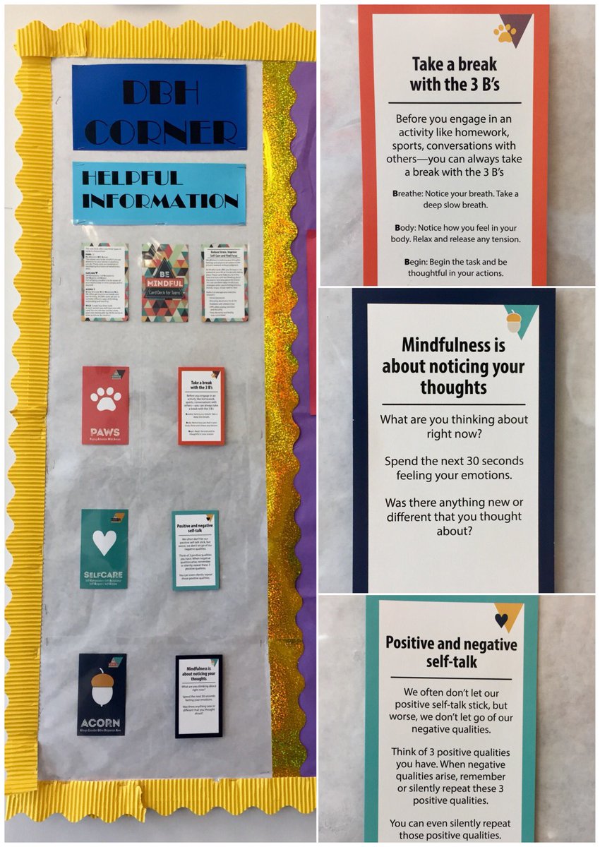 MH_SocialWorker's tweet photo. Staff had a new motivational message this week (“Be a nuisance...Do your part...never give up” by Marjory Stoneman Douglass) and new mindfulness tips to help them through the week. #Wellness #Mindfulness #Douglass #SchoolMH https://t.co/FjERJ9KAwS