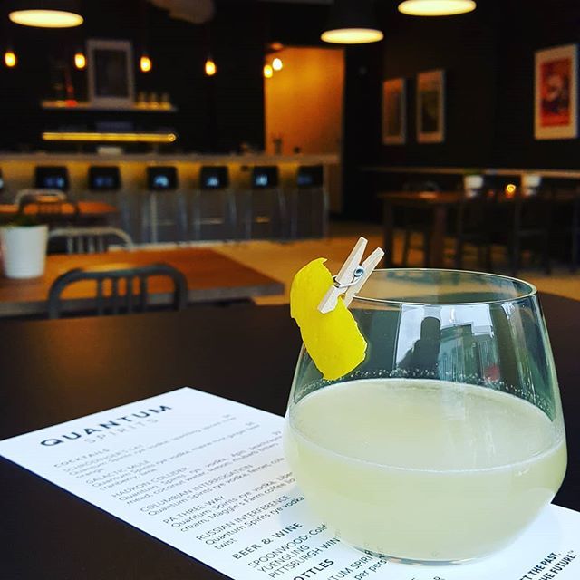 QuantumSpirits's tweet photo. Anyone else wake up on the wrong side of the bed this morning? Shake off winter's second act with our Hadron Collider: vodka/lemon/coconut water/@apismead peach & apricot/rhubarb bitters/simple syrup. Open 'til 8p tonight!
.
.
.
.
#vodka #ryevodka #coc… https://t.co/4docadSF4L https://t.co/0y9WtzgKmV