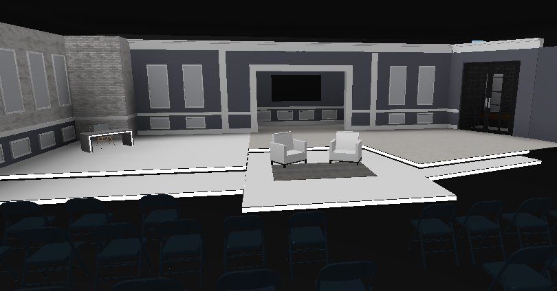 RKetrell123's tweet photo. Talk show set I was building on #Roblox...#RobloxDev https://t.co/QbulCDI0PN