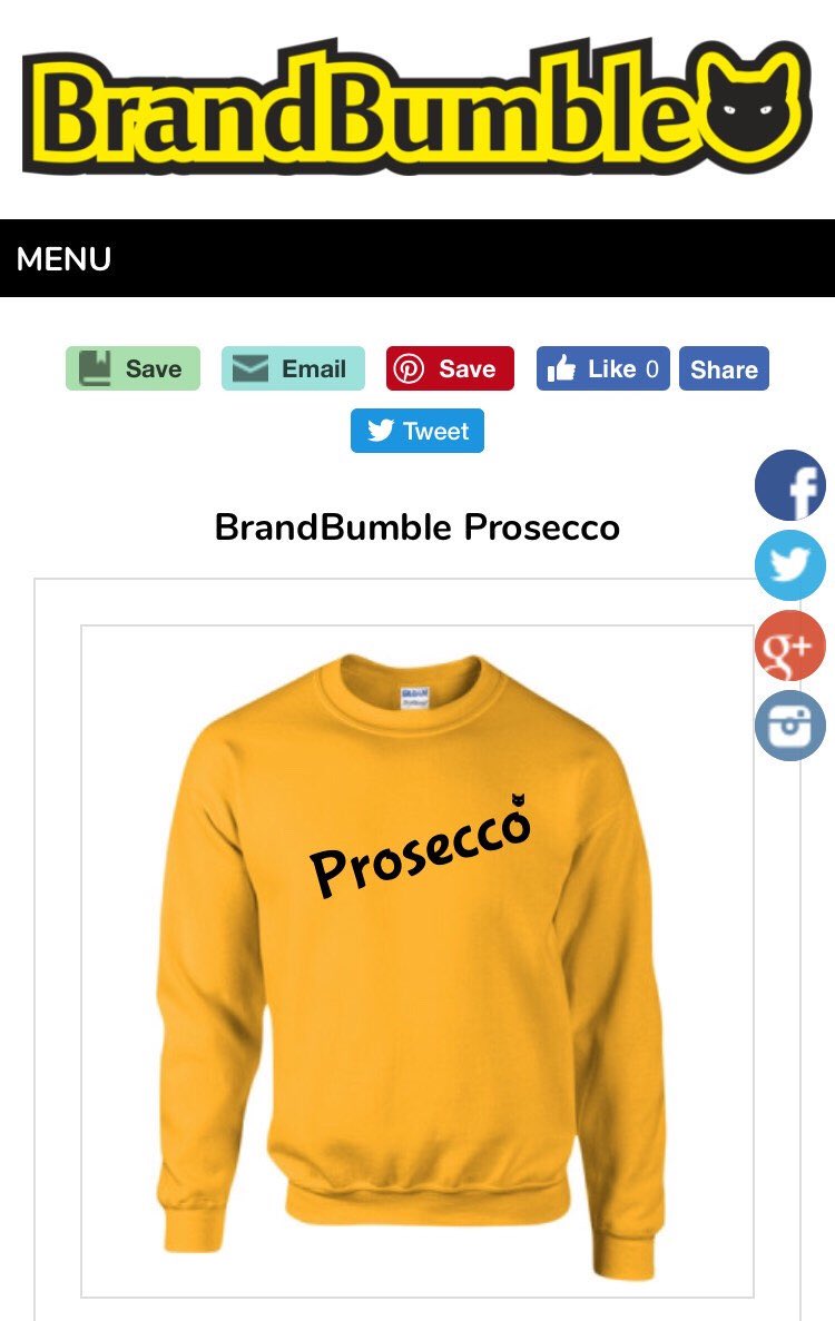 BrandBumble's tweet photo. Excited to share the latest addition to my #etsy shop: BrandBumble Prosecco sweatshirt https://t.co/ZcvuFZrpxp https://t.co/VYRK2VJdVN
