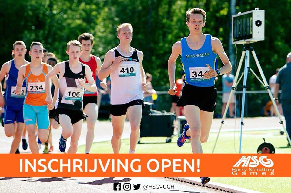 HSGvught's tweet photo. 💯% GOED NIEUWS!
Met trots kunnen wij vermelden dat de inschrijving voor de 15e editie van de Harry Schulting Games is geopend❗
https://t.co/uxED4ccqDu 
Let wel op: het aangegeven tijdschema is nog voorlopig.
We zien jullie inschrijvingen graag tegemoet! 
https://t.co/Y759yc1scs https://t.co/dRMY9xC6IM