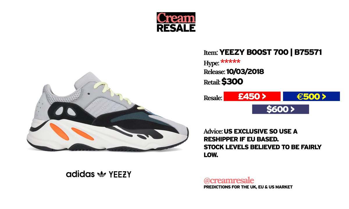 yeezy boost 700 resale