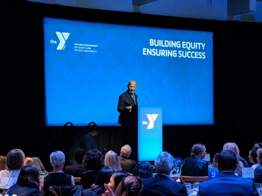 track_four's tweet photo. "When love triumphs, hate withers." @Chuck9622 @ymcasf #ymcasf https://t.co/EzsinBACWq