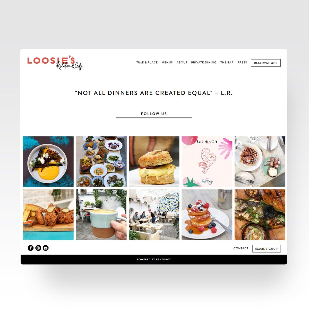 get_bento's tweet photo. .@LoosieRouge's sister spot #LoosiesKitchen has a new website that showcases their mouthwatering Instagram feed online. Feast your eyes: https://t.co/ZzZT5k5bqY #poweredbybento https://t.co/iFKw6F4pBP