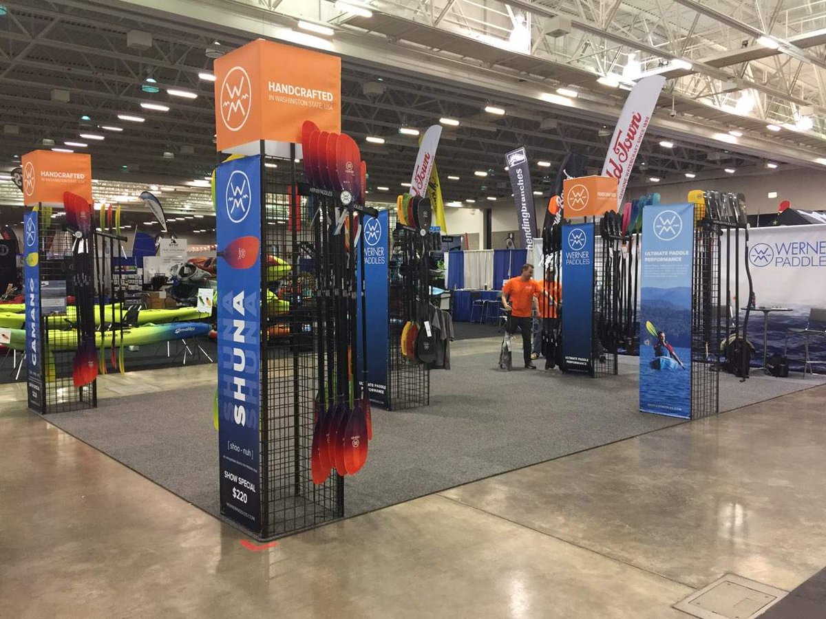 WernerPaddles's tweet photo. It's the first day of @canoecopia in Madison, WI. Swing by our booth and say hi. Be sure to check out what paddle we've got as a show special. #Canoecopia2018 https://t.co/Wpv3p79YrL