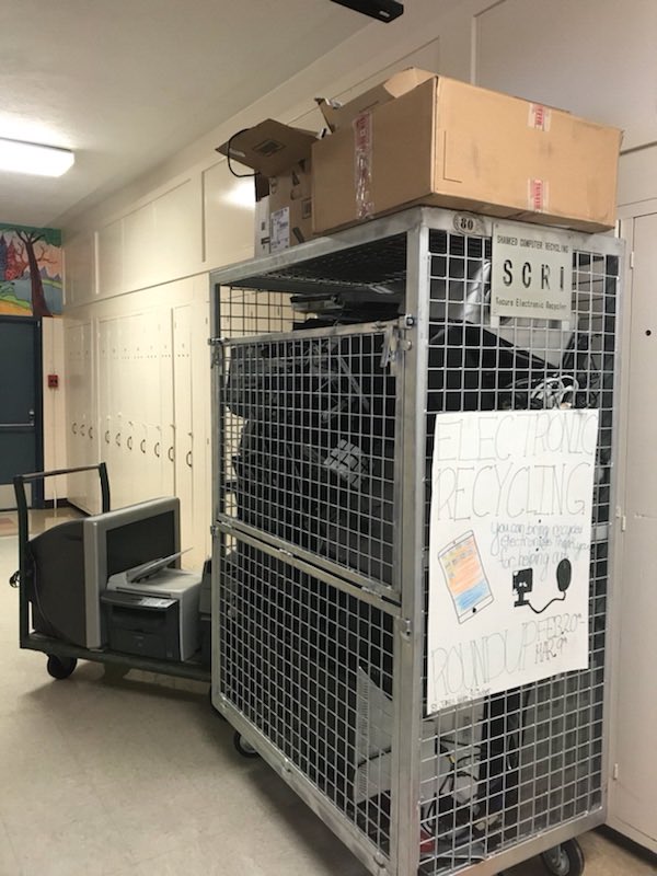 Electronic Recycling Round-up! Thank you St. Vincent families!