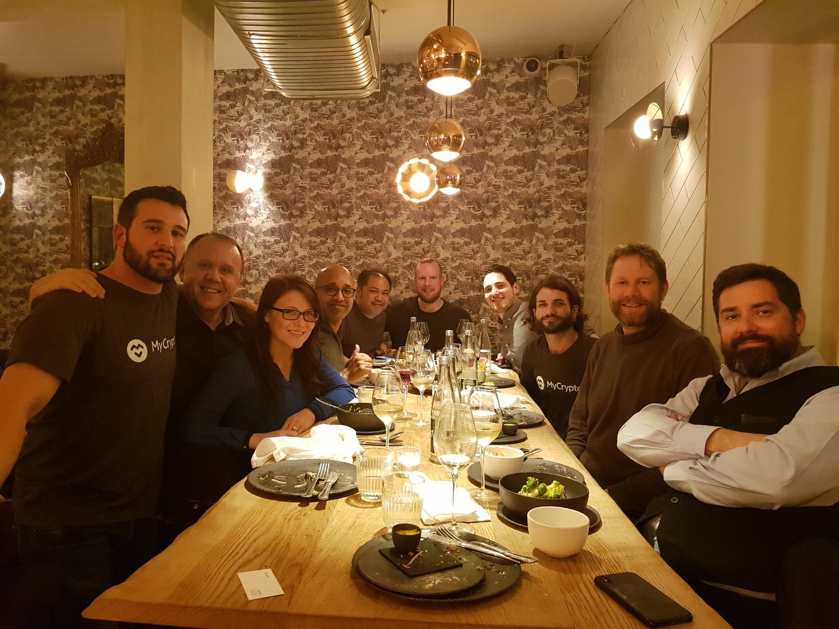 Great dinner in Paris with <a href="/MyCrypto/">MyCrypto.eth 🦊💙</a> team!