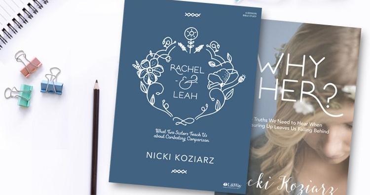 To celebrate the release of Nicki Koziarz's new Bible study, Rachel &amp; Leah, and her book, Why Her?, #LifeWayWomen is giving away 10 copies of each! Enter before Wednesday, March 14 for a chance to win! #RachelAndLeahStudy - sot.ag/7pPXH