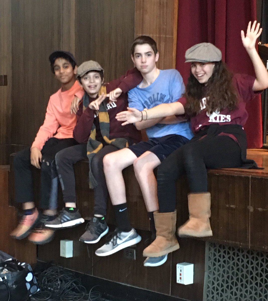 CrisSpinner's tweet photo. OLIVER rehearsal!
#namelessgangchildren 
#consideryourselfoneofus @Lynn_Fusco @LMKPrincipal https://t.co/hq0pnnRhz2