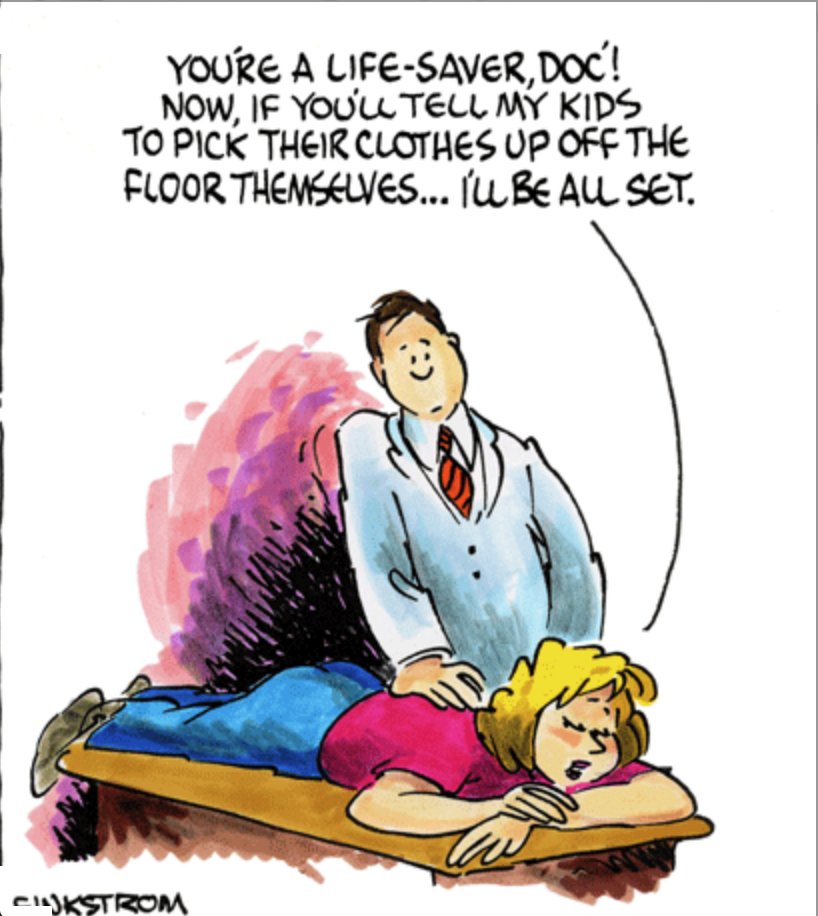 2KingStChiro's tweet photo. Can anyone relate? Happy Friday everyone! Have a great weekend! #FridayFunny #Chiropractic https://t.co/aw4gpLTfSV