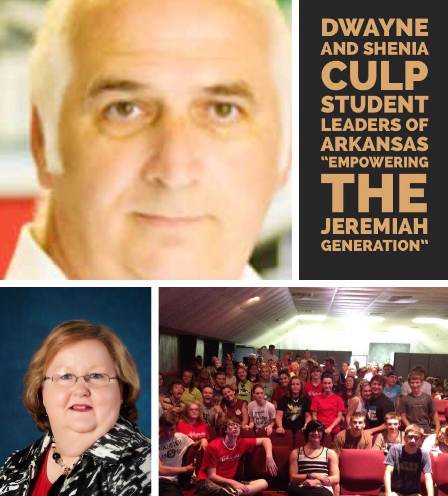 BishopTimHill's tweet photo. Thankful for Dwayne and Shenia Culp for Investing in Students and Children as State Youth &amp; Discipleship Director in Arkansas. Making a Difference. #JeremiahGeneration https://t.co/JZd6ni68MW