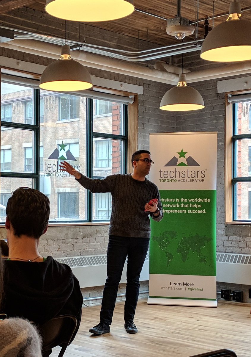 DistributedID's tweet photo. Getting the rundown on the perfect pitch from @TariqHaddadin in preparation for @techstars demo day! https://t.co/cKEEmD6LFE