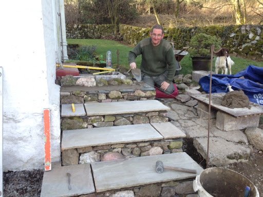 We're excited about our upgrade of the steps into Cutlar's Lodge. Shallower steps using local stone, in keeping with the cottage and its environs. orroland.com/cutlars.asp plus.google.com/+OrrolandHolid…