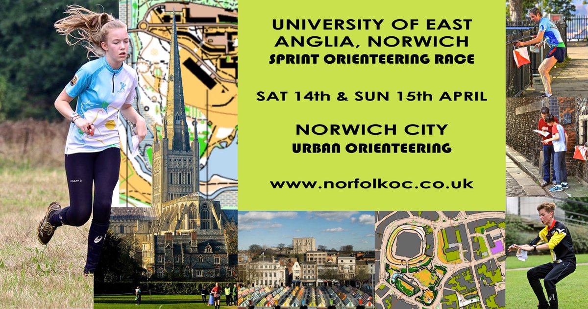 Entries are now open "<a href="/Fabian4Entries/">Fabian4</a> for our #urbanorienteering weekend in Norwich on 14/15 April. #noordinaryrun