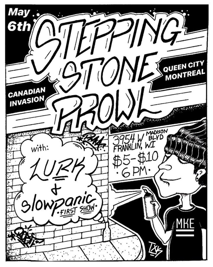Numberonejrio's tweet image. yo DOUBLE SHOW ANNOUNCEMENT!!!

stepping stone and prowl are comin thru on 5/6 from canada courtesy of @timtimsxe. slowpanic is playing a show? apparently dude. 

liars tongue and sledge on 5/22 with some of the best locals around.

can i get an rt?