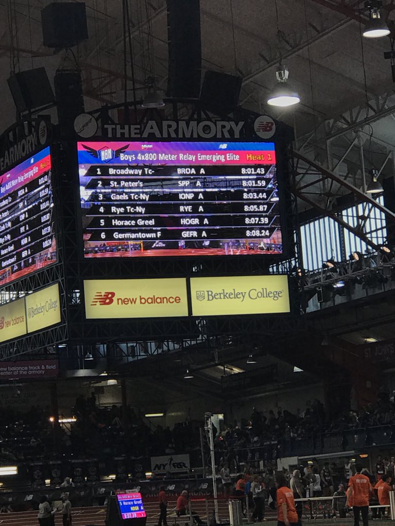 IPTUS_TFXC's tweet photo. #NBNationals What a race! The boys 4x800 medals in the EE race! 5th place with a time of 8:03.44! Gibran Tyler Aiden Pedro! @IonaPrepSports @IonaPrep #GaelsTF #GaelsTC https://t.co/ChUNo6d8Ev