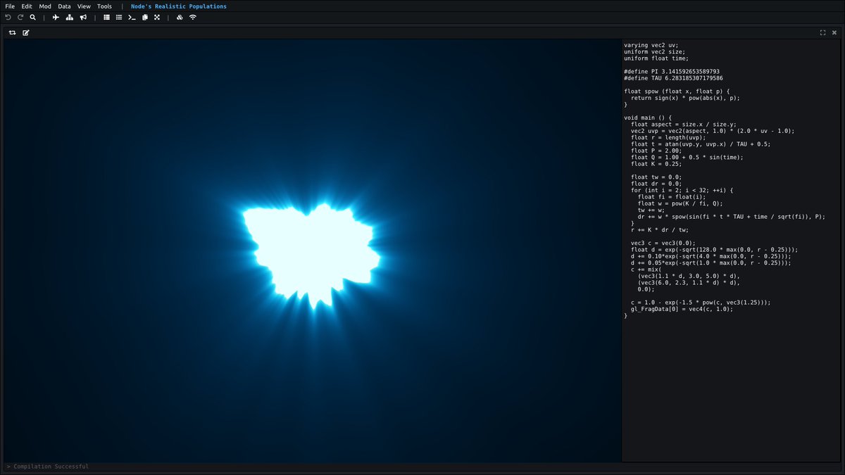 proceduralguy's tweet photo. Wow, it feels *so* good to (finally) have an inspiring workflow. Very exciting time for LT development! Want to sincerely thank @ocornut &amp; Dear ImGui contributors for making it possible :) Devlog &amp; details: https://t.co/tgdHXnV6fh #gamedevelopment #indiegame #LimitTheory https://t.co/Fu1Znu73YD