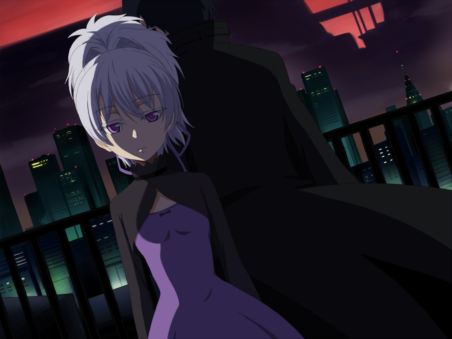 Darker than Black Инь 4к