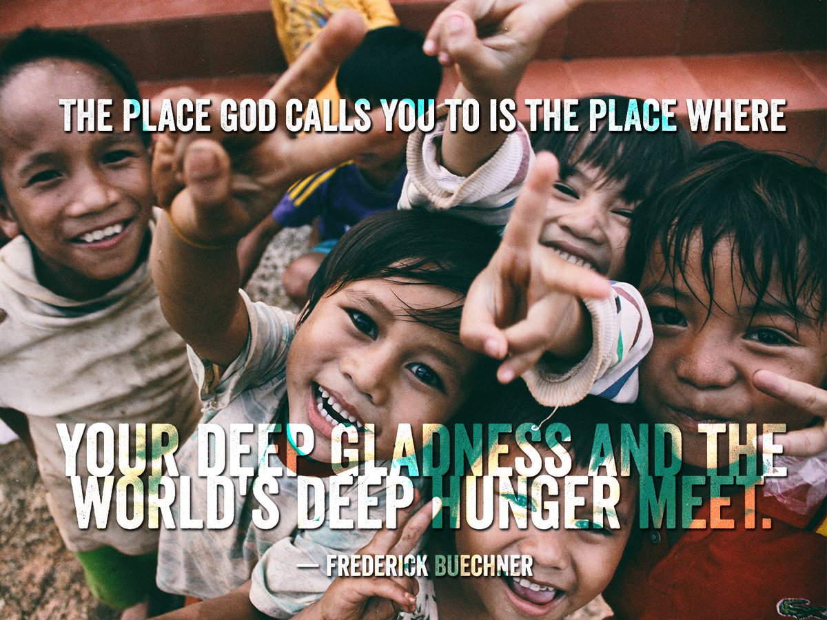 CovenantCA's tweet image. The place God calls you to is the place where your deep gladness and the world&apos;s deep hunger meet #Reflectionoftheweek