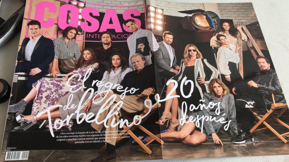 luolivaresc's tweet photo. Qué bonita carátula la de @CosasPeru con Torbellino 20 años después @Latina_pe . Y viene ...viene https://t.co/uCAqCGOxl5
