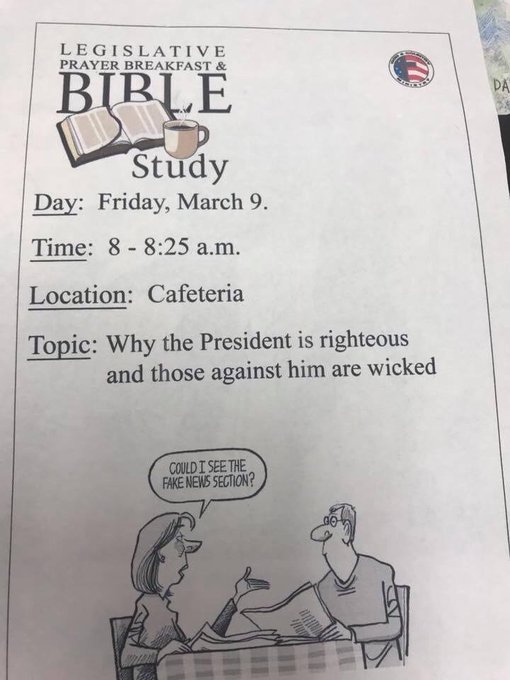 Meanwhile, in Kentucky, this was the &ldquo;bible study&rdquo; the State Legislature held. #whathope https://t.c<a href="/tag/whathope"class="tags"><span>#whathope</span></a>