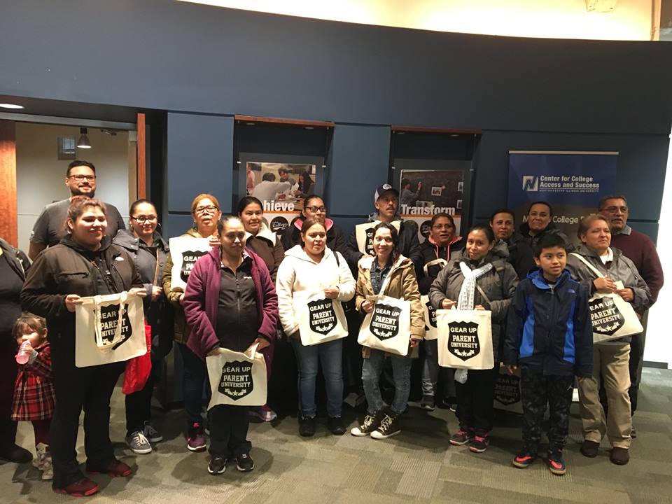 NeiuCCAS's tweet photo. Check out @ChicagoGEARUP's Farragut Parent University, where they made tote bags at #CenterSpace, went to a college access workshop, and attended an admission workshop and college tour at Arrupe College - @LoyolaChicago .
@edpartnerships #gearupworks https://t.co/y6Rm2jdx3p
