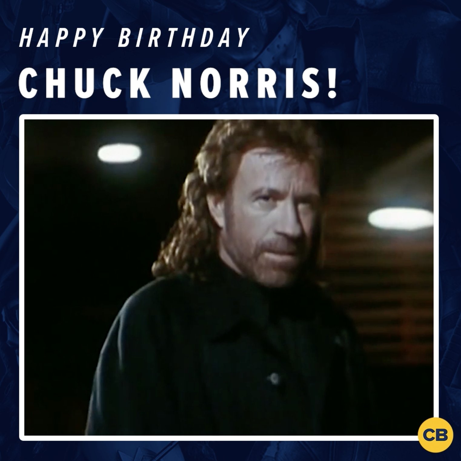 Chuck Norris doesn\t blow out birthday candles, they surrender their flames willingly...Happy birthday 