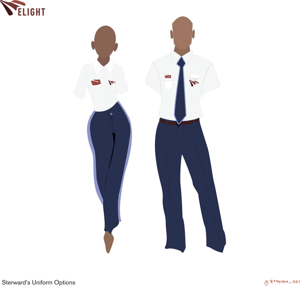 rangohart's tweet photo. uniform designs for my high-speed rail project. https://t.co/uWfWVZ2VLZ