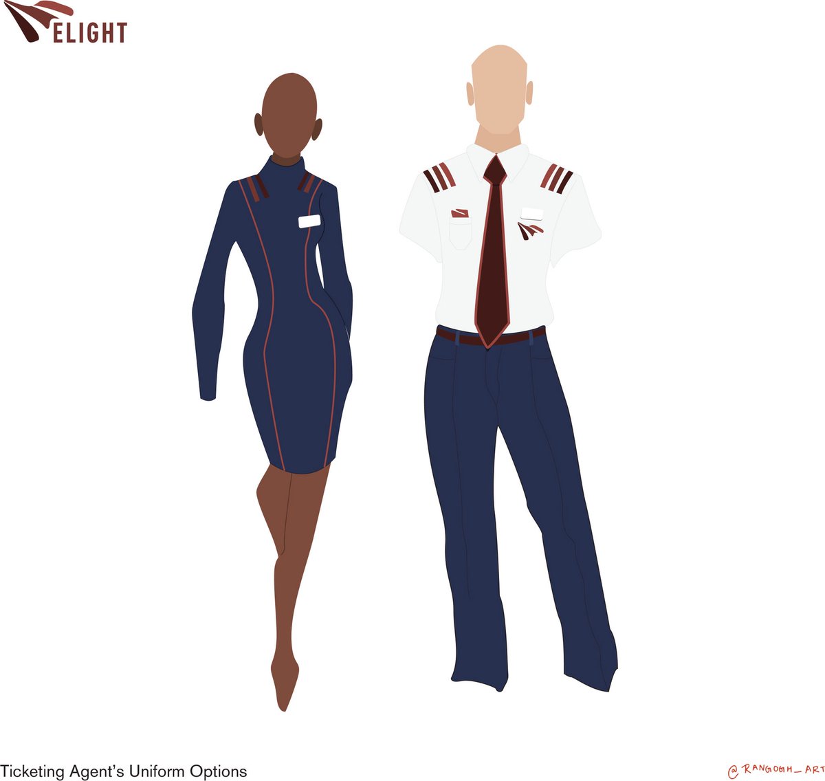 rangohart's tweet photo. uniform designs for my high-speed rail project. https://t.co/uWfWVZ2VLZ
