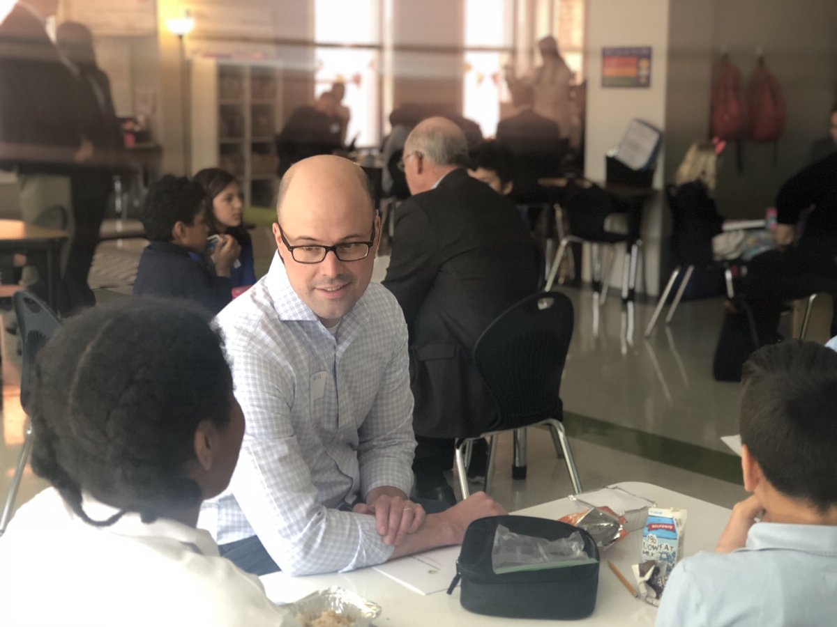 Thank you State Senate candidate @TonyForMissouri for coming to learn about #schoolchoice & #charterschools- @CrossroadsCSKC is doing great things in downtown KC #moleg