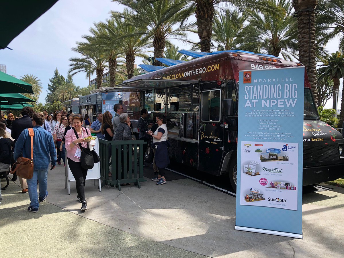 _nParallel's tweet image. We love feeding bellies and brains at @NatProdExpo West with our friends Barcelona OntheGo.

#TradeShowMarketing