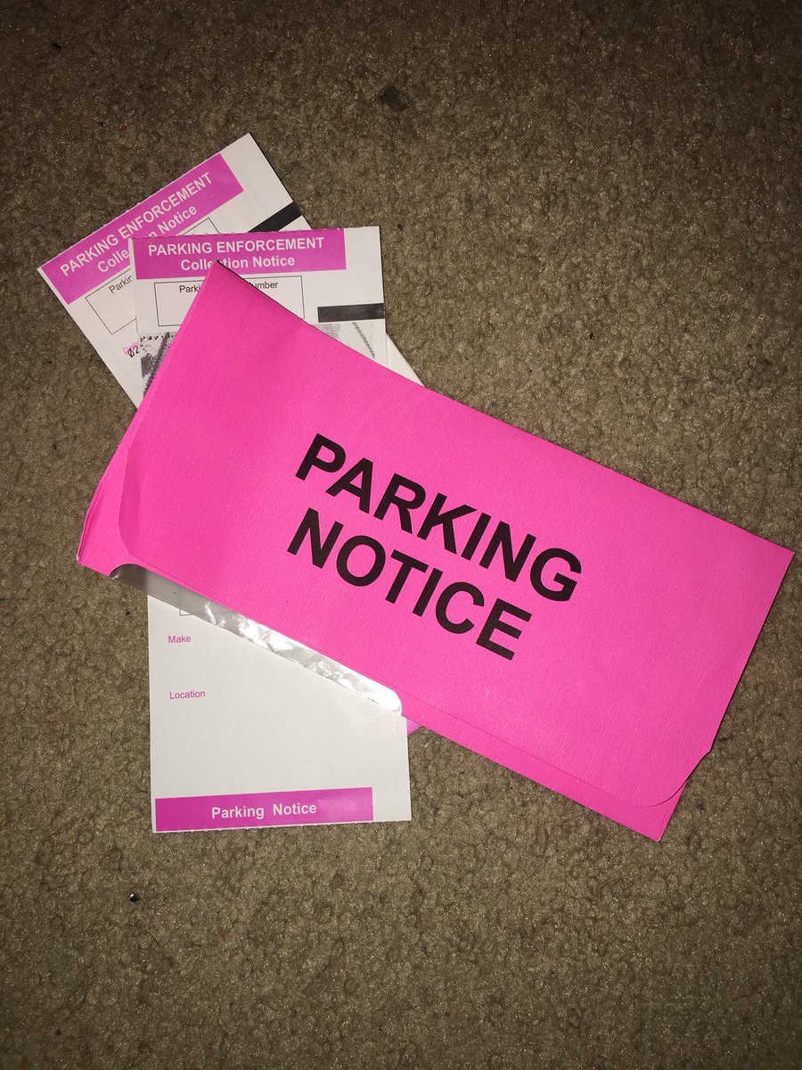 coonalex's tweet photo. @WFLAShannon Thanks for doing the story on pink “parking notices” outside @AmalieArena. I got hit with one Feb 26th when down covering NHL trade deadline. Googled and found your story. Much appreciated. https://t.co/4rLyfRLfhP