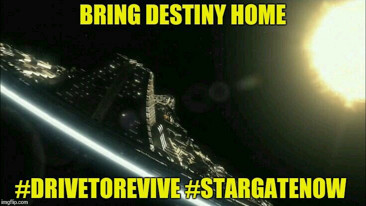 RobBigdog8111's tweet photo. @BaronDestructo @StargateNow @stargatecommand @MGM_Studios @atlantistvru
@SGFansUnited @StargateNow_EU
#DriveToRevive #StargateNow #BringDestinyHome https://t.co/iAHDM8nNLu