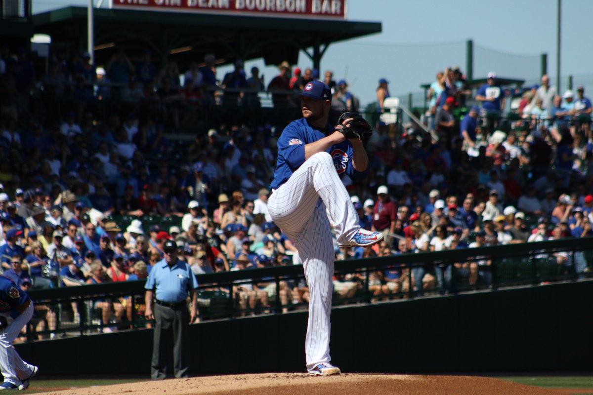 Cubs's tweet photo. Cubs win!

Final: #Cubs 6, #Angels 1. #SpringTraining https://t.co/kaJXXqpOgT
