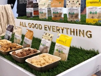 Ksgillen's tweet photo. Nuf' said. #allgoodeverything digging the booth of our friends @emmysorganics at #ExpoWest https://t.co/mVjEEMZARX