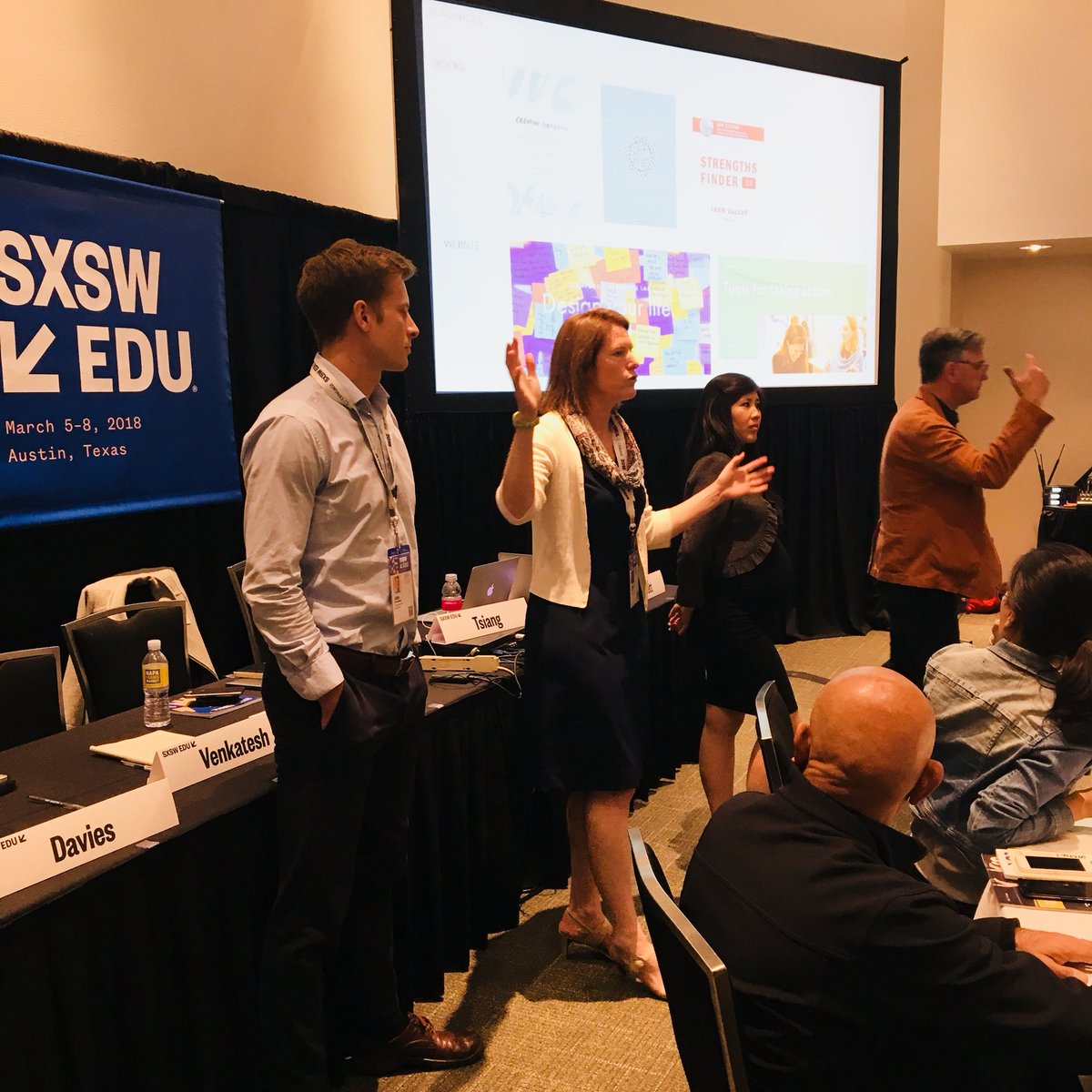 What a delight to see the <a href="/DYourLife/">Designing Your Life</a> session proposal come to life at #SXSW18. You’re my heroes, all of you. Great job creating intimacy even in a packed room (not to mention the line out the door!!). Extra shoutout to <a href="/emsworld/">emily tsiang</a> for seamlessly orchestrating the entire experience.