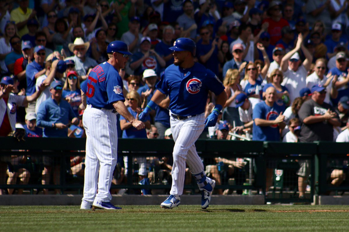 Cubs's tweet photo. Cubs win!

Final: #Cubs 6, #Angels 1. #SpringTraining https://t.co/kaJXXqpOgT