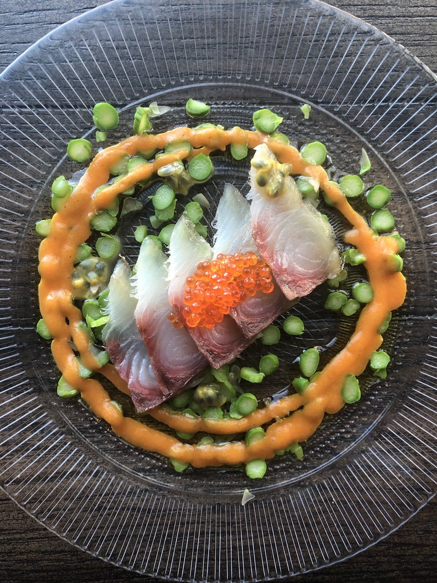 Kampachi Crudo on a Friday! #happyhour5to7 #lohansquare