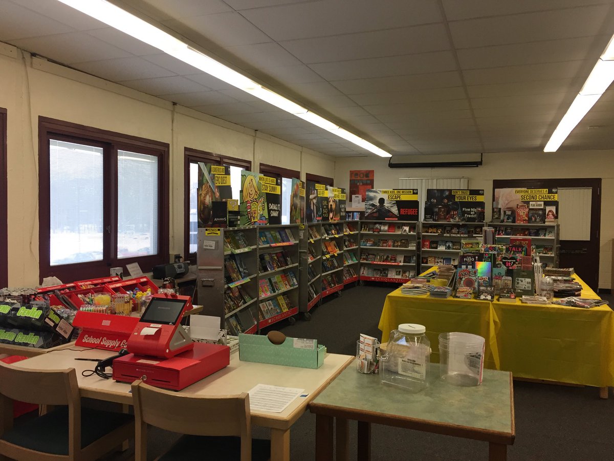 Excited for the GMS book fair in the library beginning Monday! Sooooo many good books! <a href="/SCSD_GMS/">Great Hollow MS</a>