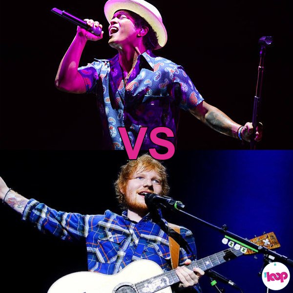 TheLoopAu's tweet photo. This week's Loop Off is neck-and-neck and only YOU can decide the final song of the show!
Get your vote in with the hashtag:
#LoopOffBruno - Grenade π£
#LoopOffEd - Sing π€ https://t.co/2iM7kmaIAv
