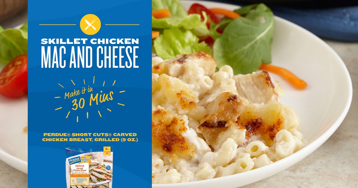 WorkJobwork101's tweet image. This Skillet @PerdueChicken Mac and Cheese recipe is quick, easy, and incredibly delicious! #PerdueCrew #Promotion - sot.ag/7pzgh