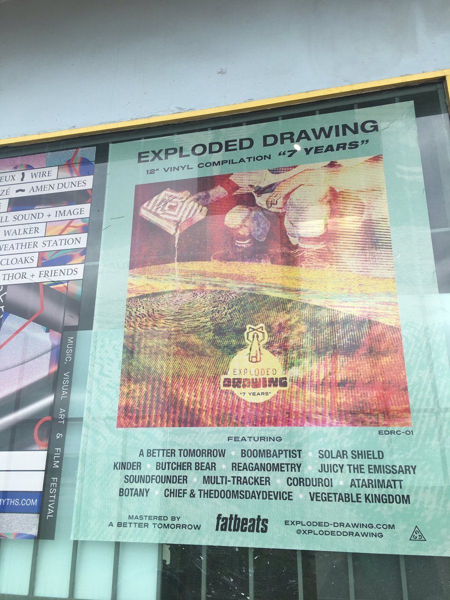 fatbeats's tweet photo. Pick up an @XplodedDrawing record from @endofanear in #ATX and receive a limited edition #ExplodedDrawing tote bag https://t.co/mHeqF8H7b6
